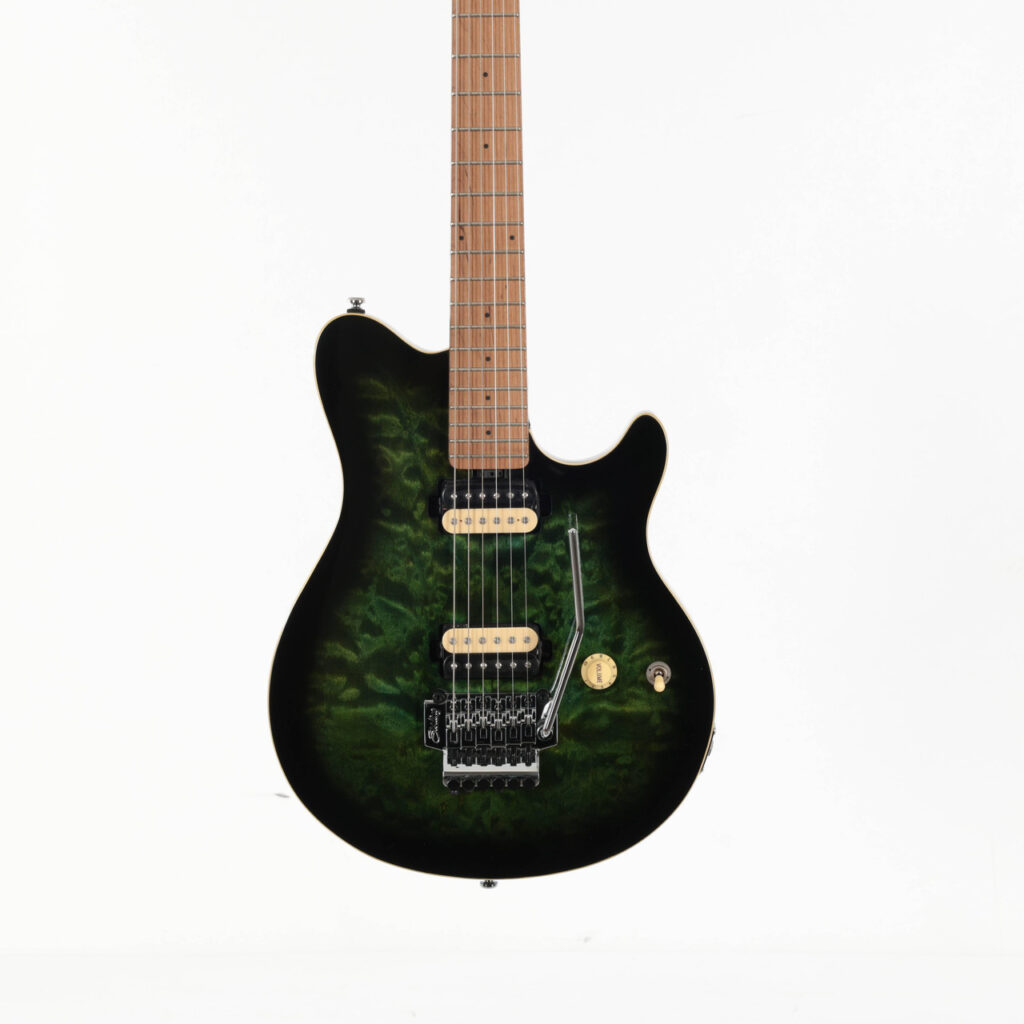 B Stock : Sterling by Music Man AX50 Axis Electric Guitar in Yucatan Blue - 002