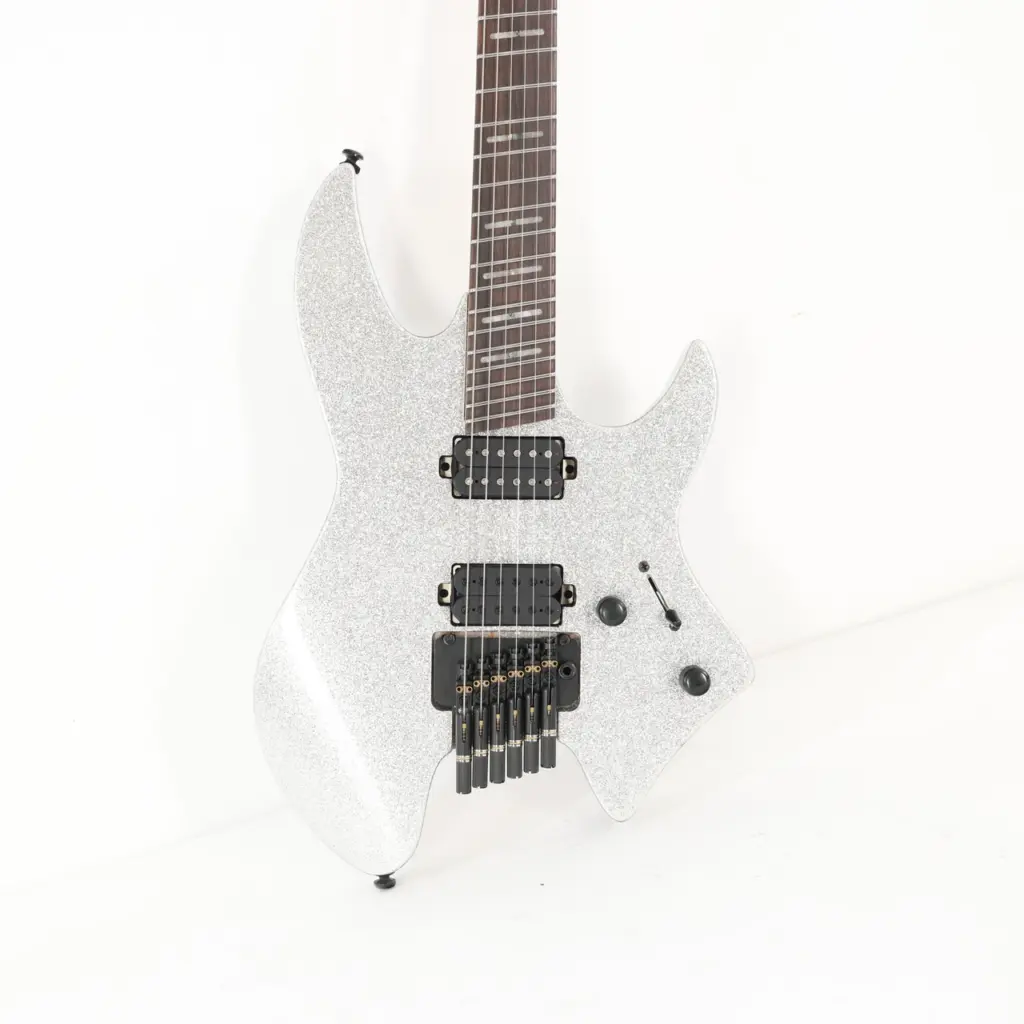 B Stock : Sire Larry Carlton X6 Headless Electric Guitar in Silver Sparkle - 001