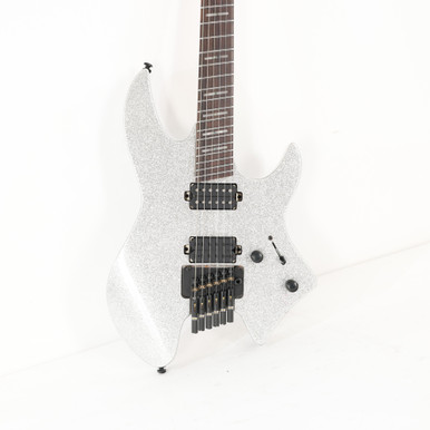 B Stock : Sire Larry Carlton X6 Headless Electric Guitar in Silver Sparkle - 001