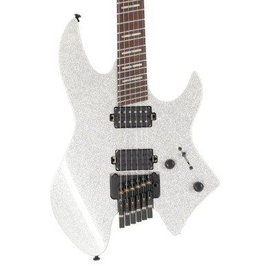 B Stock : Sire Larry Carlton X6 Headless Electric Guitar in Silver Sparkle - 002