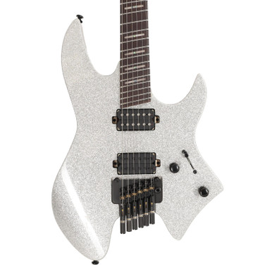 B Stock : Sire Larry Carlton X6 Headless Electric Guitar in Silver Sparkle - 003