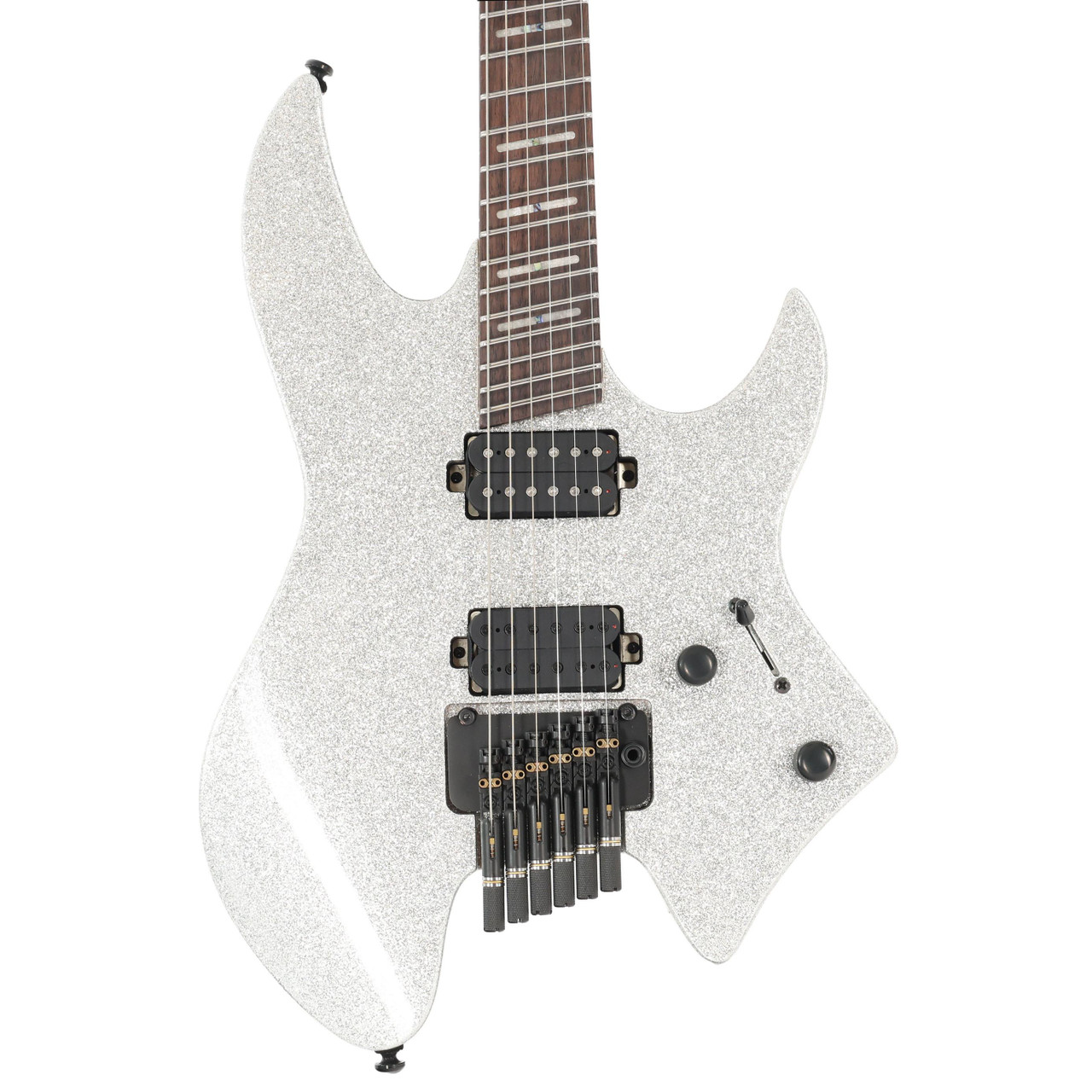 B Stock : Sire Larry Carlton X6 Headless Electric Guitar in Silver Sparkle - 004 - Image 2