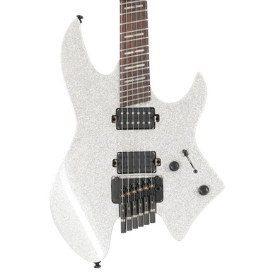 B Stock : Sire Larry Carlton X6 Headless Electric Guitar in Silver Sparkle - 004