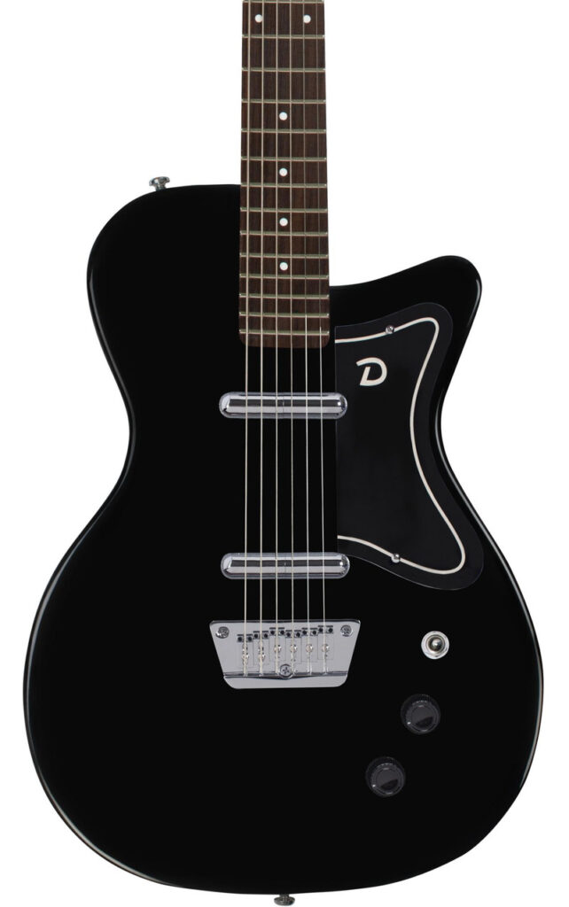 Danelectro Baritone Electric Guitar in Black
