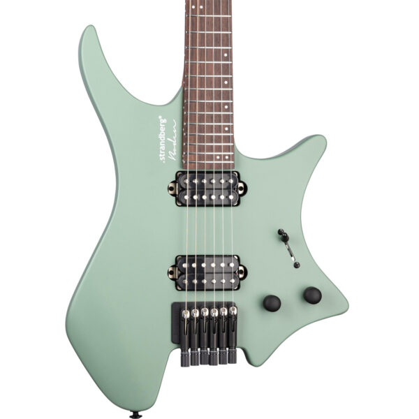Strandberg Boden Essential 6 Headless Electric Guitar in Sage Leaf - Image 1