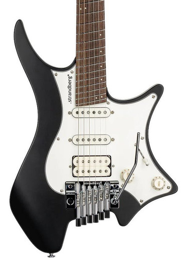 Strandberg Classic 6 Tremolo with Rosewood Neck in Black Satin