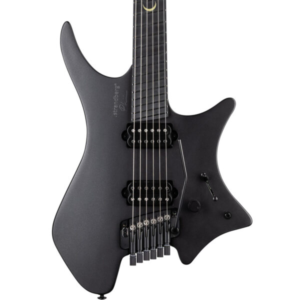 Strandberg Boden Plini Edition N2.6T Headless Electric Guitar in Black Satin Metallic - Image 1