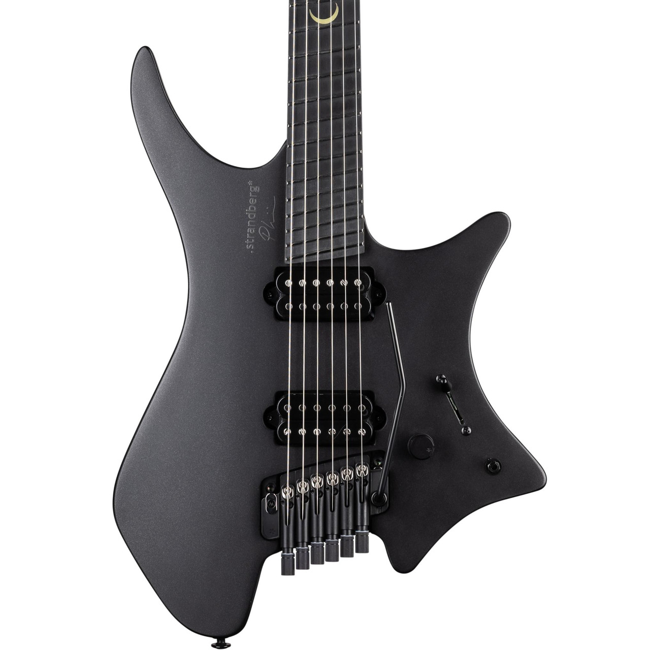 Strandberg Boden Plini Edition N2.6T Headless Electric Guitar in Black Satin Metallic - Image 1