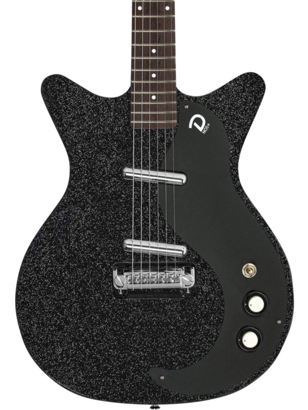 Danelectro Blackout ‘59 Electric Guitar in Black Metalflake