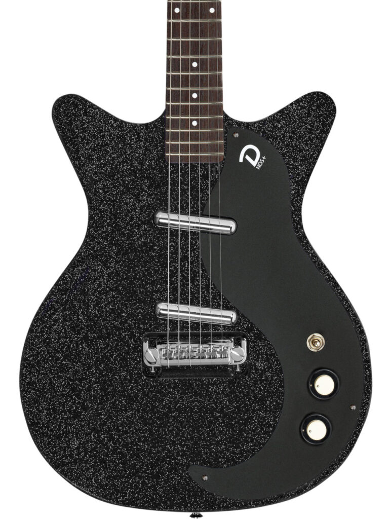 Danelectro Blackout ‘59 Electric Guitar in Black Metalflake