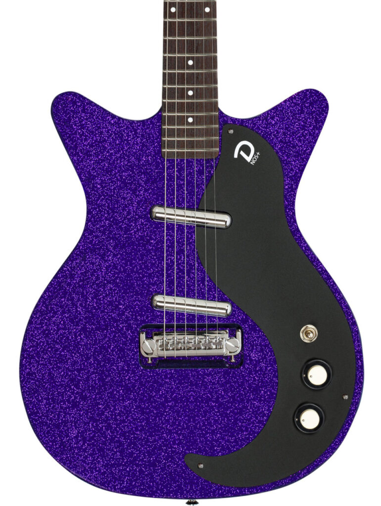 Danelectro Blackout ‘59 Electric Guitar in Purple Metalflake