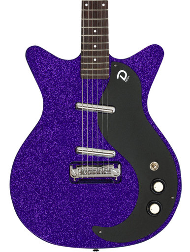 Danelectro Blackout ‘59 Electric Guitar in Purple Metalflake