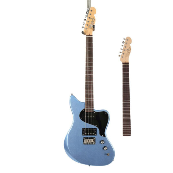 PJD St. John Origin Standard Electric Guitar & Microtonal Neck Bundle, Pelham Blue