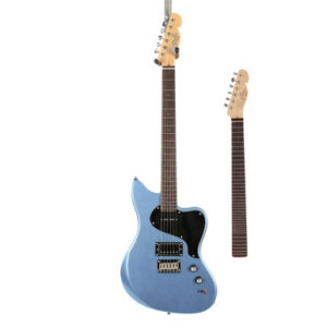 PJD St. John Origin Standard Electric Guitar & Microtonal Neck Bundle, Pelham Blue