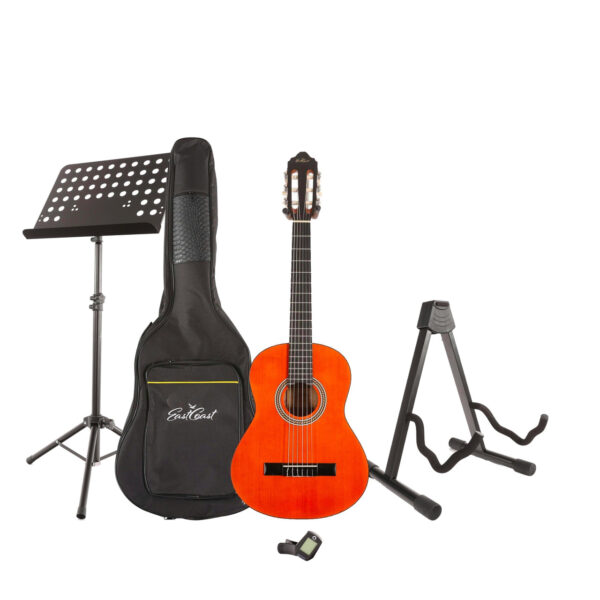 EastCoast C1 3/4 Size Classical Nylon String Acoustic Guitar Starter Pack - Image 1