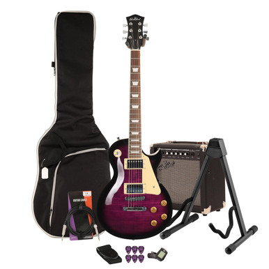Eastcoast L1 Amethyst Burst Electric Guitar 15W Amp Bundle