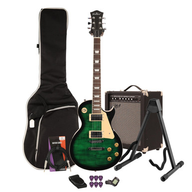 Eastcoast L1 Boa Green Electric Guitar 35W Amp Bundle