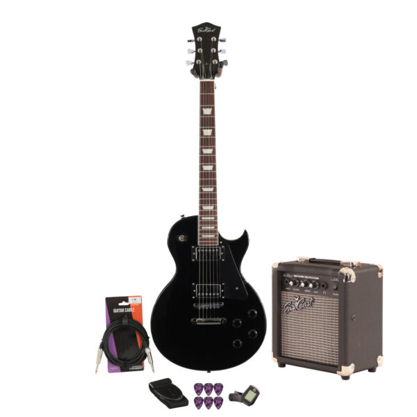 Eastcoast L1S Ebony 10w Amp Guitar Bundle - Image 2