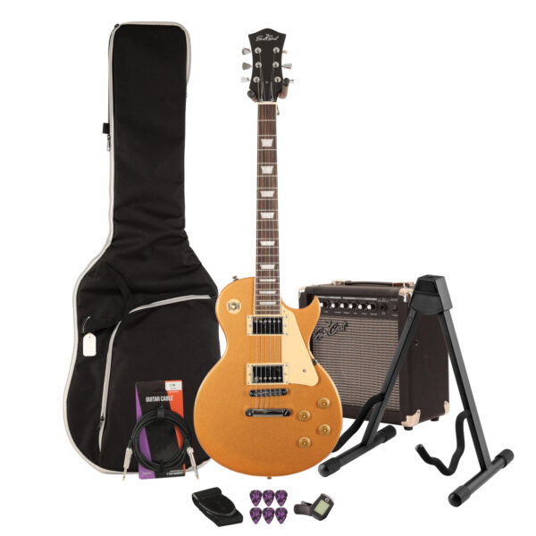 Eastcoast L1S Midas Gold Electric Guitar 15W Amp Bundle