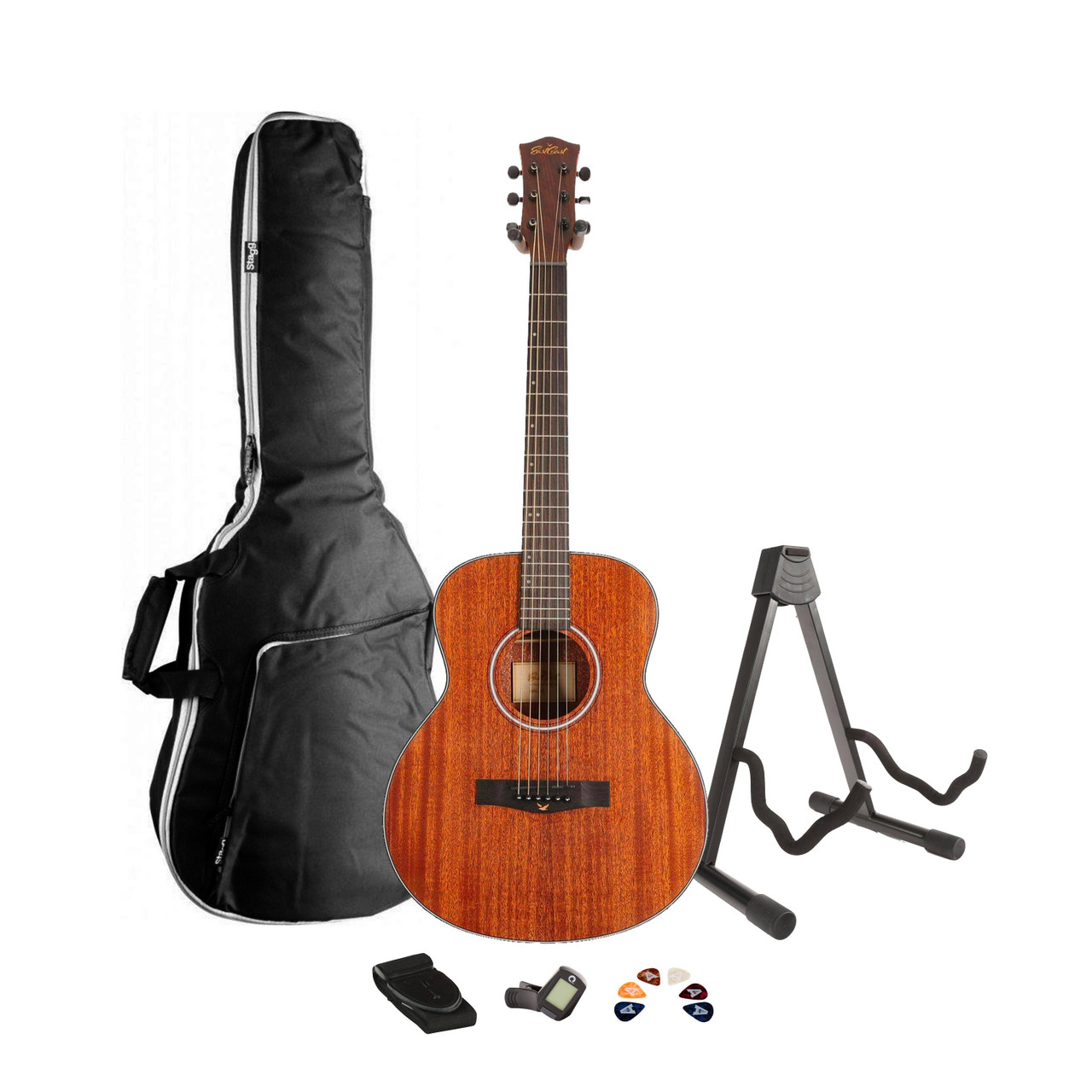 Eastcoast M1M Acoustic Guitar in Natural Starter Pack - Image 1