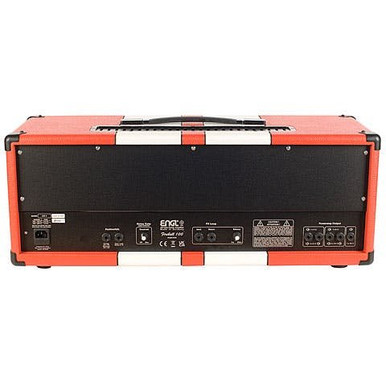 ENGL Amps Fireball 100 Red Tolex with White Racing Stripes and Matching 412 XXL Speaker Cabinet - Image 6