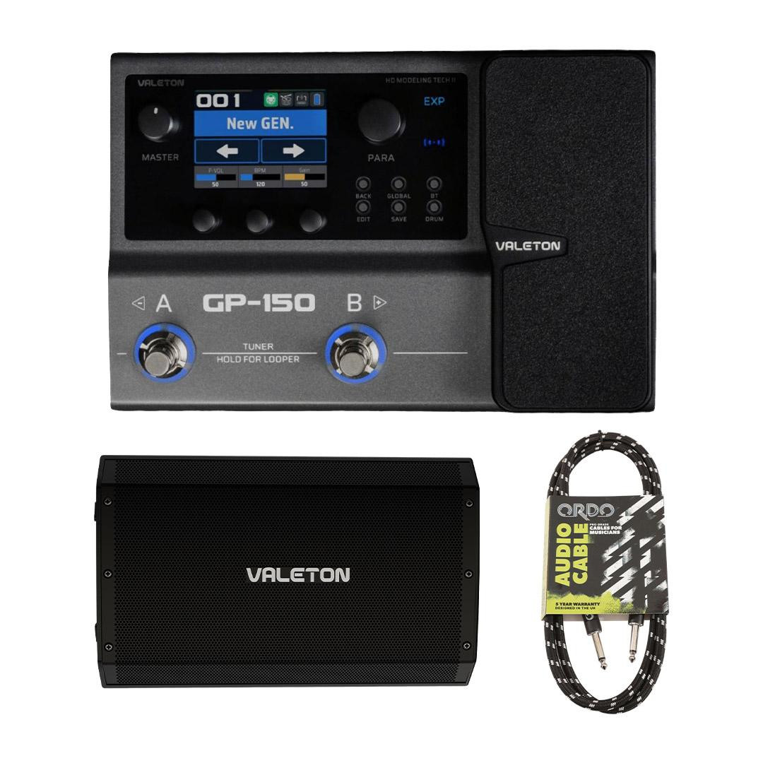 Valeton GP-150 Multi-FX Pedal & VFR-110 FRFR Guitar Cab Bundle - Image 1