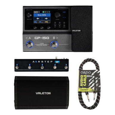 Valeton GP-150 Multi-FX Pedal, VFR-110 FRFR Guitar Cab & XSonic Airstep GP Controller Bundle - Image 2
