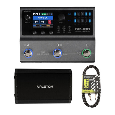 Valeton GP-180 Multi-FX Pedal & VFR-110 FRFR Guitar Cab Bundle - Image 2