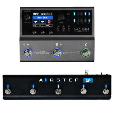 Valeton GP-180 Multi-FX Pedal & XSonic Airstep GP Controller Bundle - Image 2