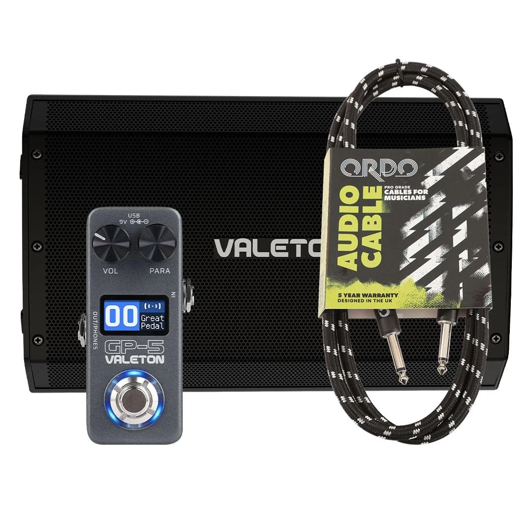 Valeton GP-5 Multi-FX Pedal & VFR-110 FRFR Guitar Cab Bundle - Image 1