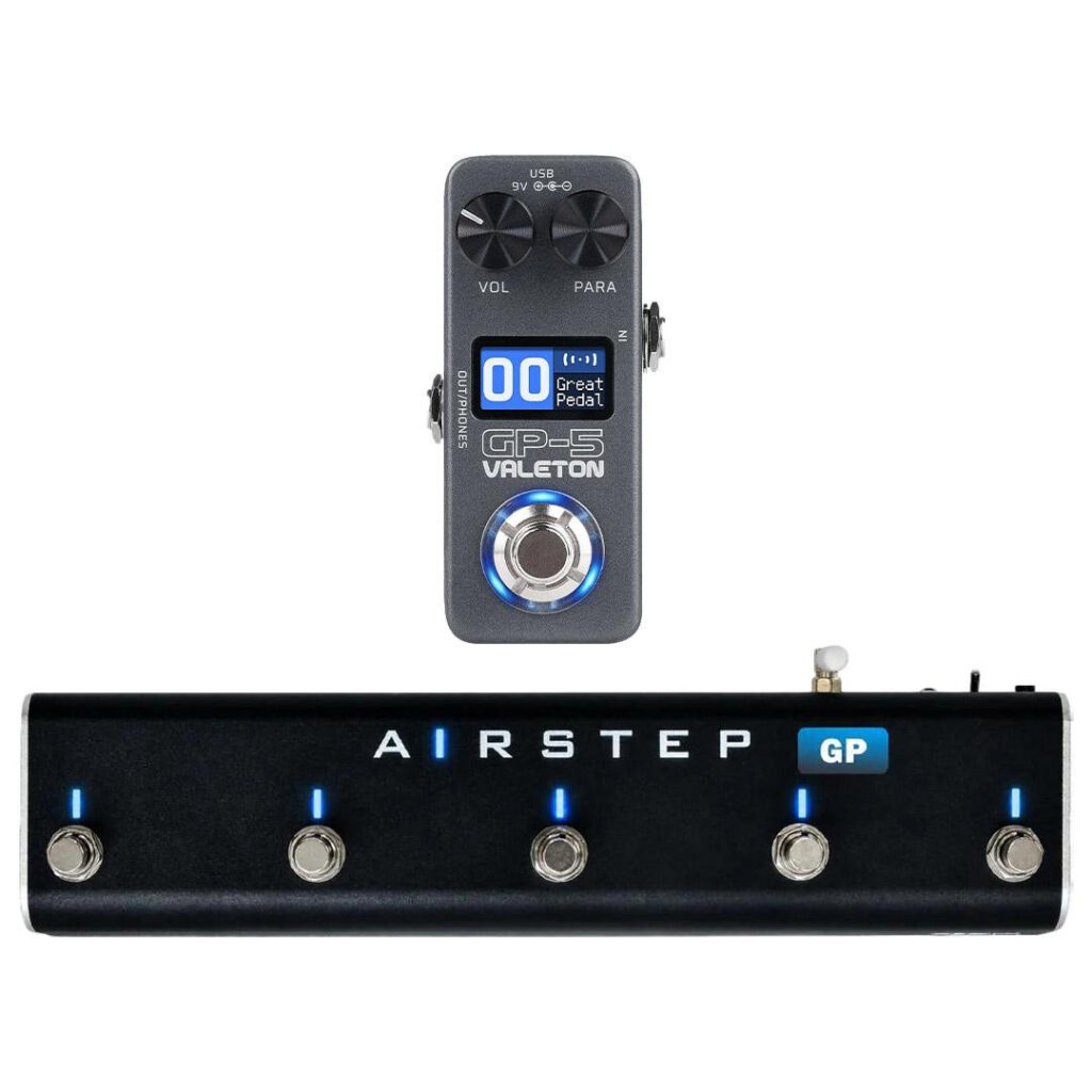 Valeton GP-5 Multi-FX Pedal & XSonic Airstep GP Controller Bundle