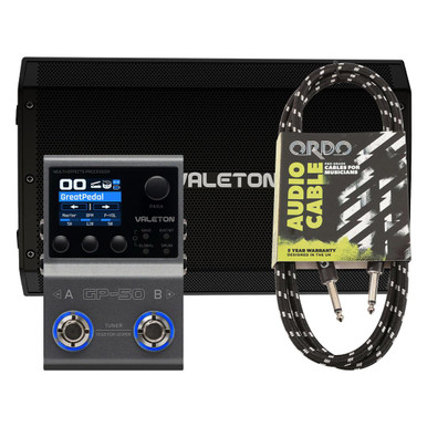 Valeton GP-50 Multi-FX Pedal & VFR-110 FRFR Guitar Cab Bundle - Image 2