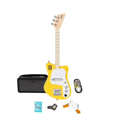 Loog Mini Electric Guitar Starter Pack in Yellow - Image 2