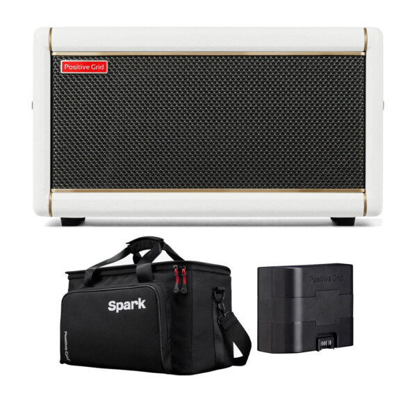 Positive Grid Spark 2 Practice amp in Pearl with Traveller Bag and Spark Battery - Image 4