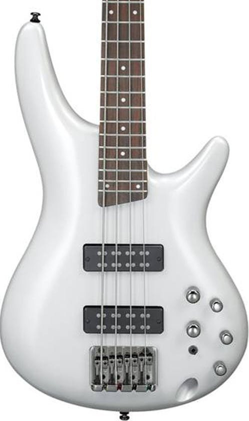 Ibanez SR300E-PW SRBASS in Pearl White Starter Pack with 15w Amp and Accessories - Image 5