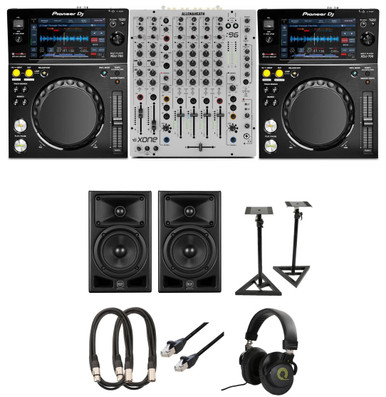 Pioneer XDJ-700 & Allen & Heath XONE96 DJ Deck Bundle With Speakers - Image 1