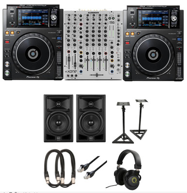 Pioneer XDJ-1000 DJ Deck & Allen & Heath XONE96 Speaker Bundle - Image 1