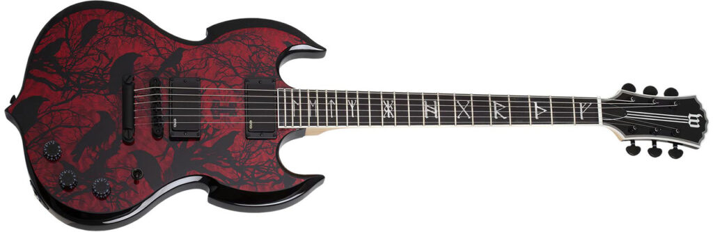 Wylde Audio Barbarian in Blood Raven Signed By Zakk Wylde
