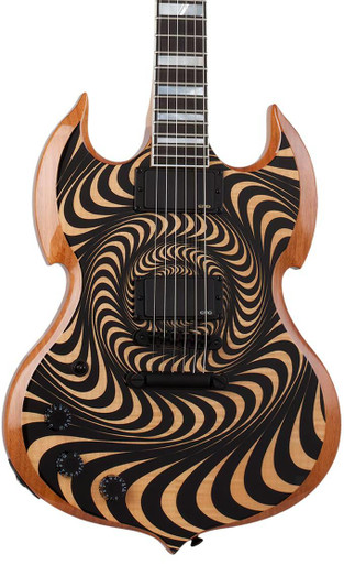 Wylde Audio Left Handed Barbarian Psychic Bullseye Rawtop