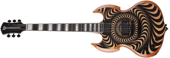 Wylde Audio Left Handed Barbarian Psychic Bullseye Rawtop