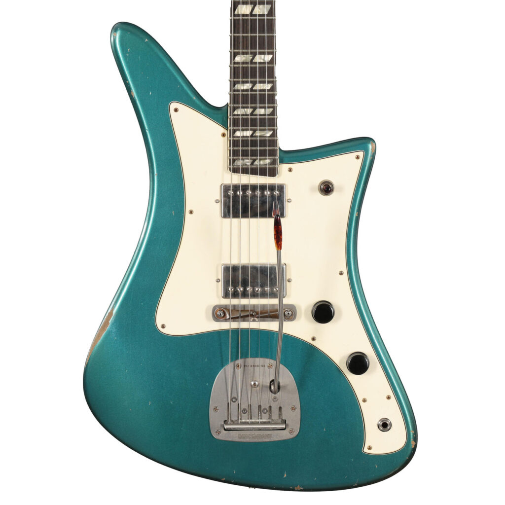 Castedosa Maravilla L-84 Standard Electric Guitar in Ocean Turquoise Metallic, Light Aged