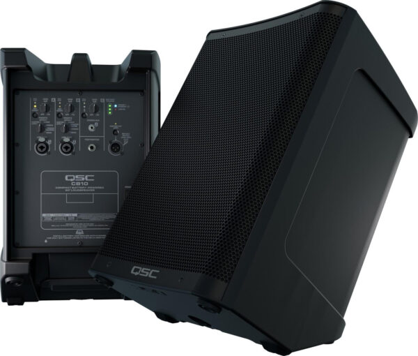 QSC CB10 10-inch Compact Battery-Powered Loudspeaker - Image 5