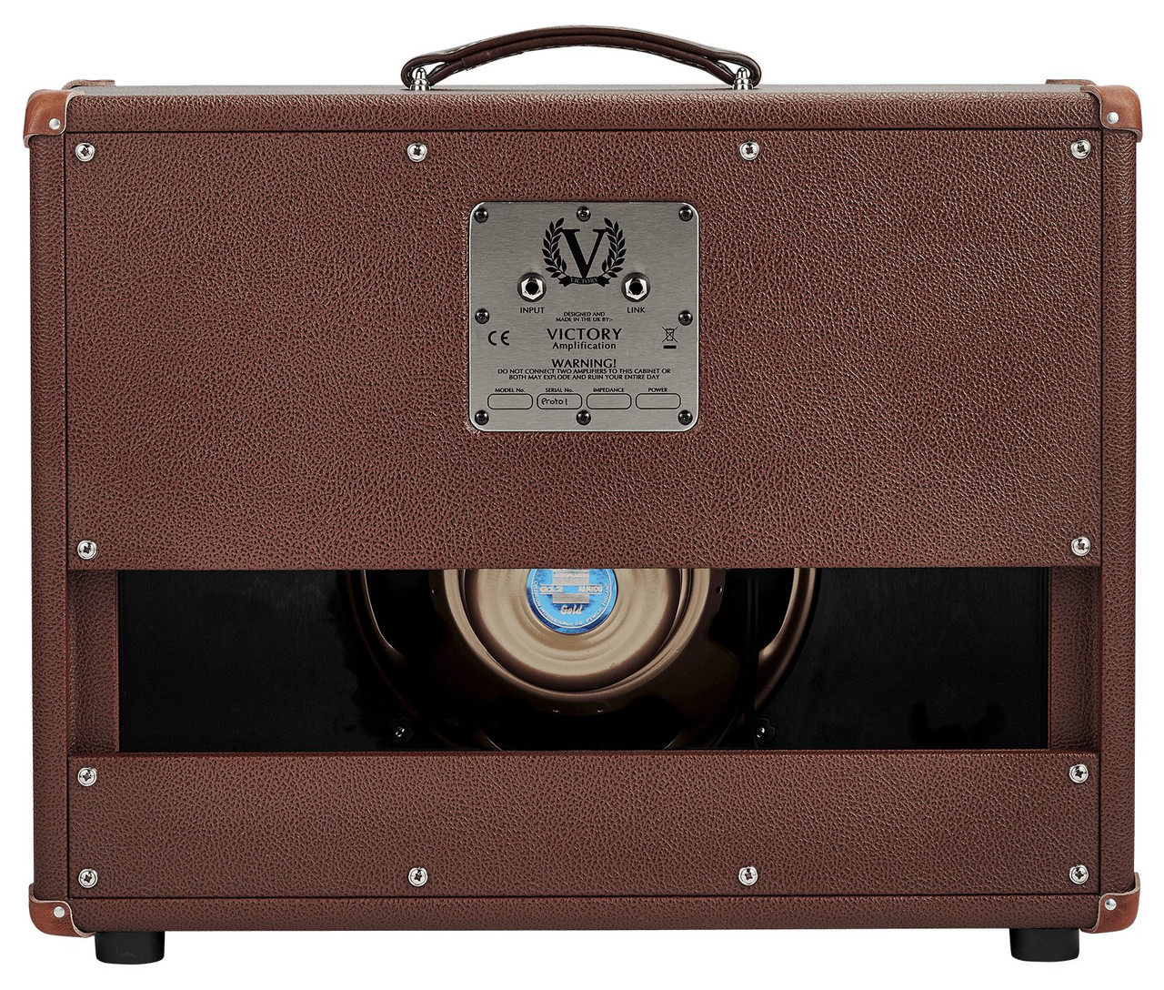 Victory Copper 1x12 Speaker Cabinet - G12M-65 Creamback Loaded, Open Back Wide Cabinet - Image 5