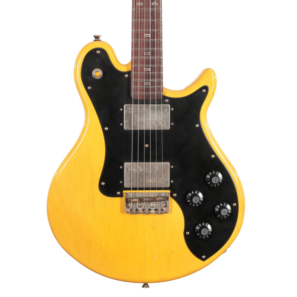 PJD Custom Shop York Classic Deluxe Electric Guitar in Light Relic Butterscotch Blonde