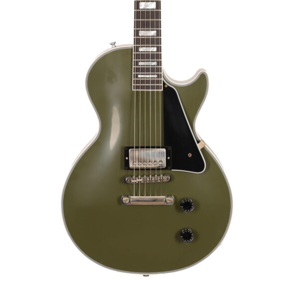 Gibson Custom Shop Les Paul Custom Single Pickup VOS in Olive Drab - Image 2