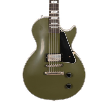 Gibson Custom Shop Les Paul Custom Single Pickup VOS in Olive Drab - Image 1
