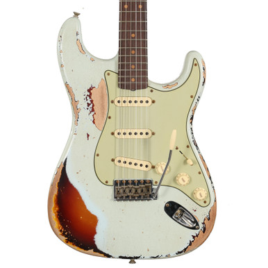 Fender Custom Shop '59 Stratocaster Super Heavy Relic in Aged Sonic Blue Over 3TS