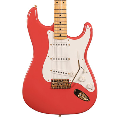 Fender Custom Shop '55 Stratocaster Deluxe Closet Classic in Faded Aged Fiesta Red - Image 1