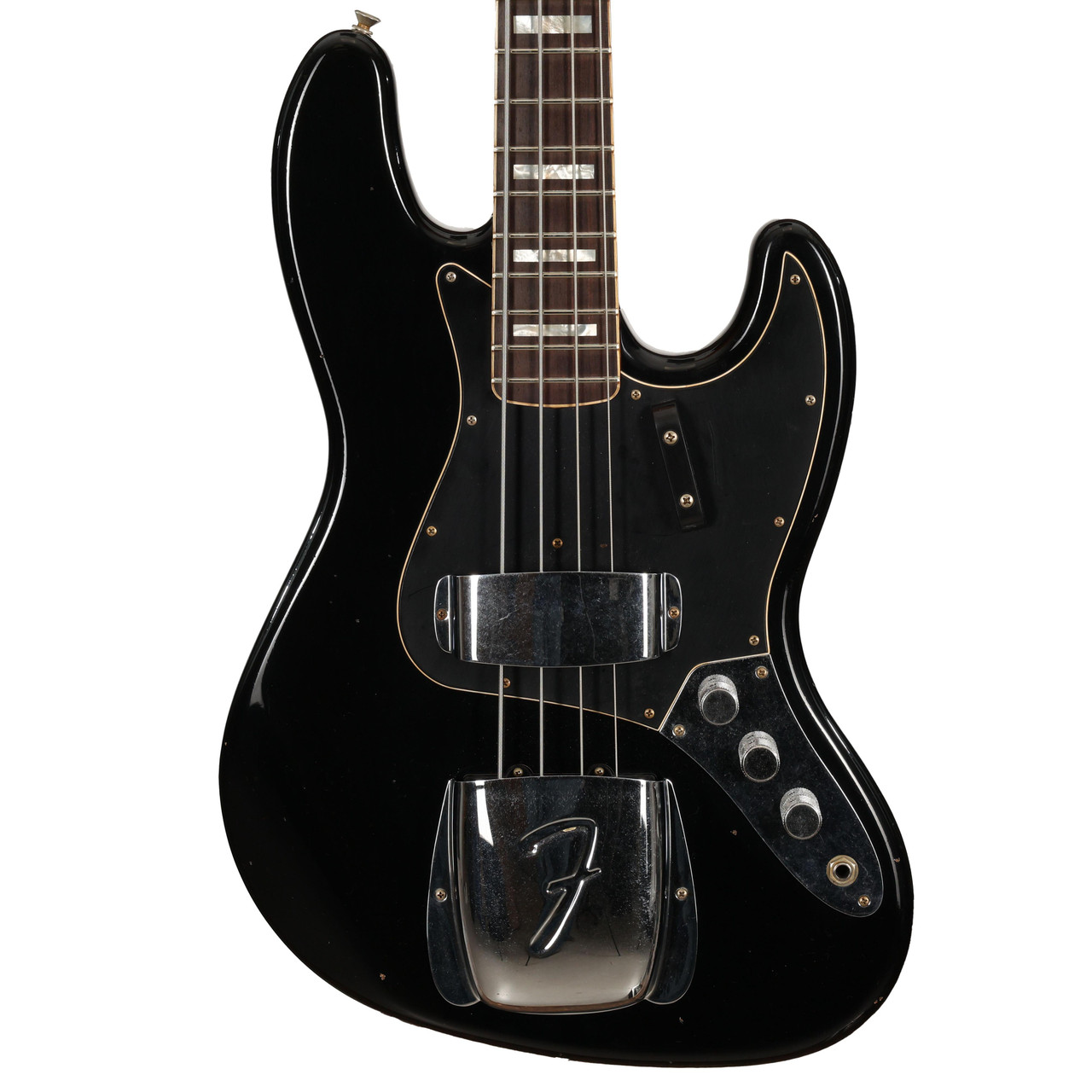 Fender Custom Shop Jazz Bass Journeyman Relic in Aged Black - Image 2