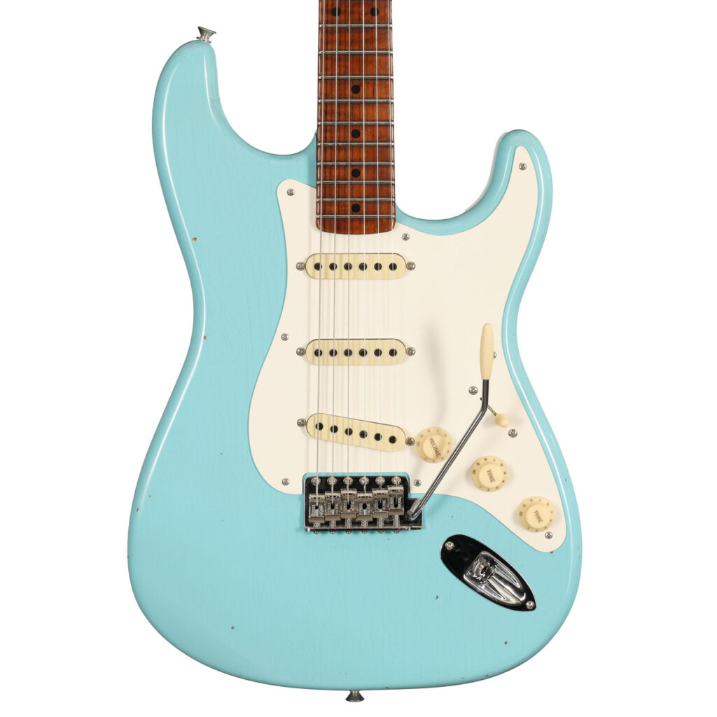 Fender Custom Shop '58 Stratocaster Journeyman Relic in Aged Daphne Blue